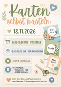 18.11.2026 Karten basteln Kinderkurs und Abends für Erwachsene