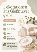 31.10.2026 Dekorationen aus Gießpulver